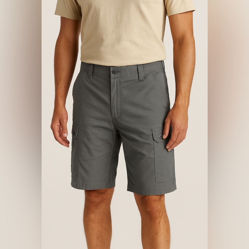 Carhartt Gray Cargo Shorts Durable Workwear